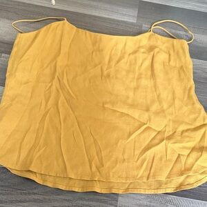 Reformation Mustard Camisole Top